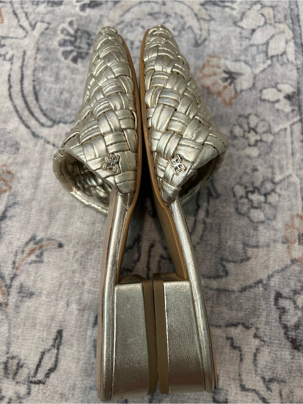 Sam Edelman Page Woven Leather Mules - Picture 5 of 6